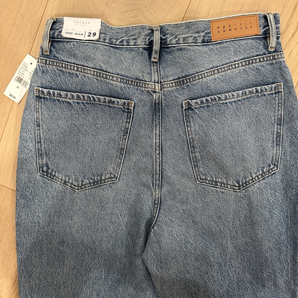 Pacsun Stretch Medium Indigo Dad Jeans size 9 runs big - Picture 8 of 15